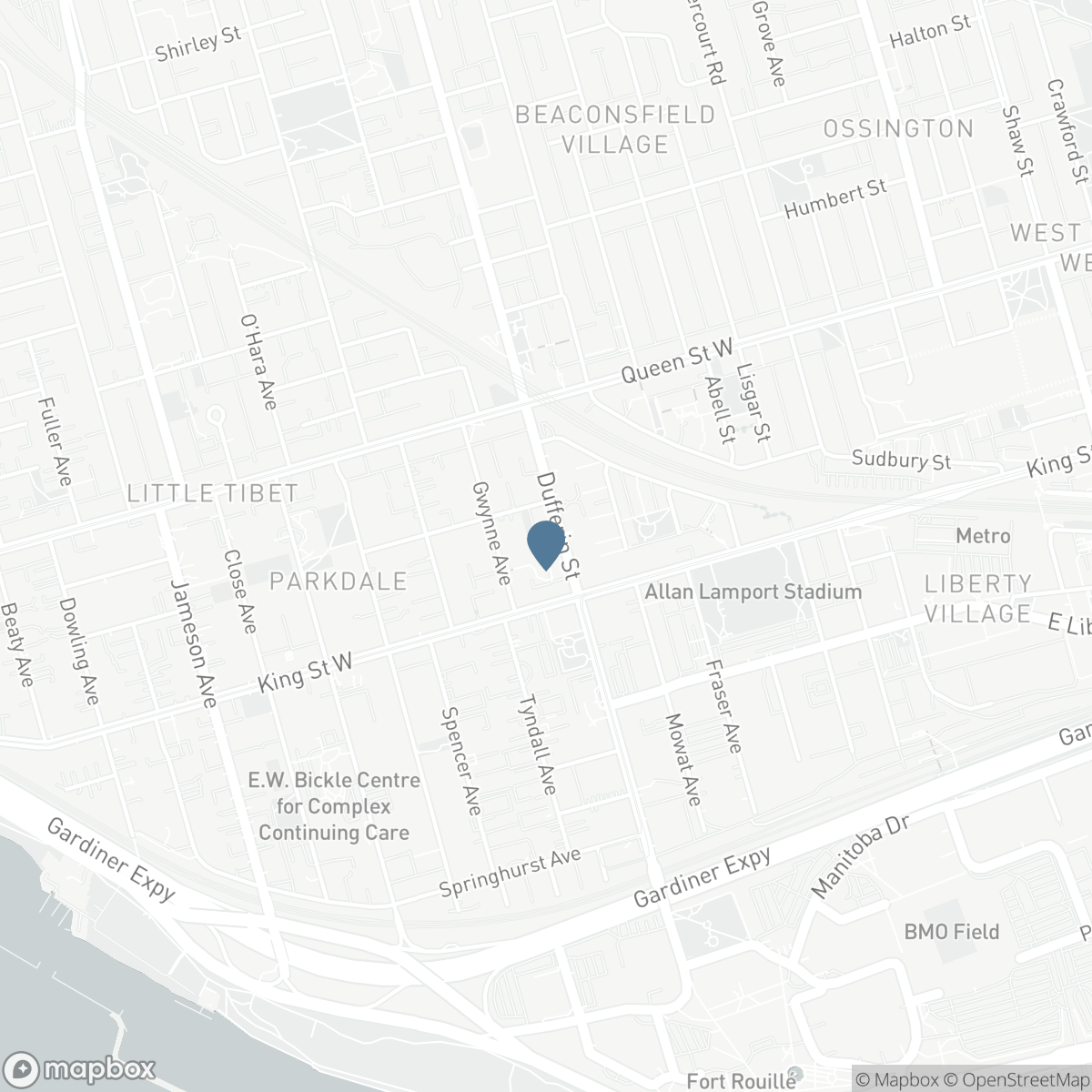 316 DUFFERIN STREET, Toronto, Ontario M6K 1Z6